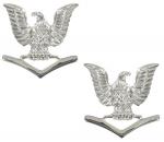 US Navy Coat Epaulets - Third Class Petty Officer - Mirror Finish