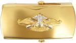 US Navy Female Belt Buckle - Fleet Marine Force - Gold on Gold