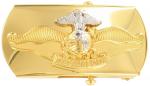 Navy Belt Buckle - FMF Chaplain - Officer