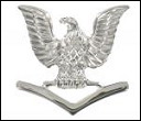  E4 - Third Class Petty Officer Mirror Finish - Cap Insignia