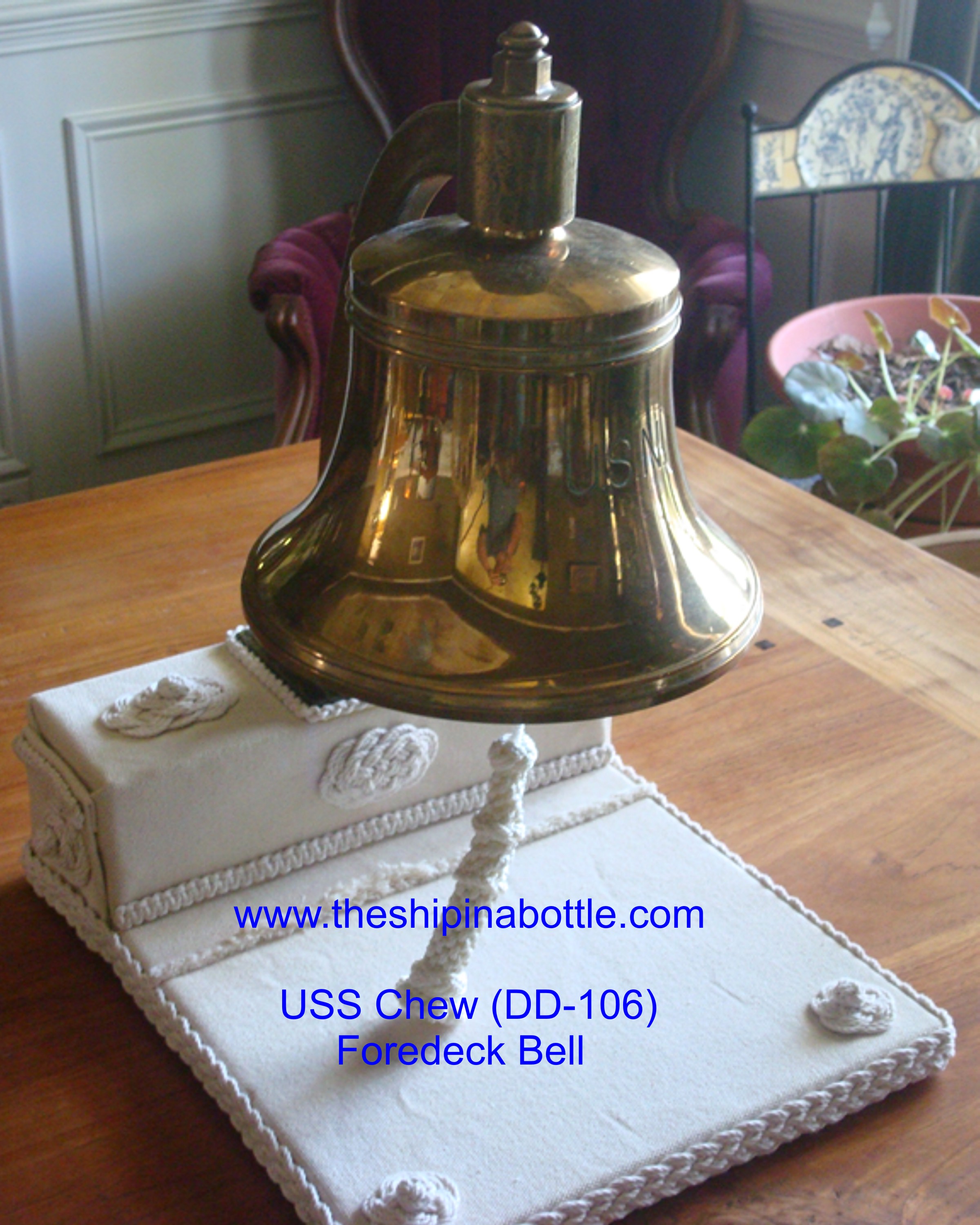 Foredeck Bell - USS Chew (DD-106)