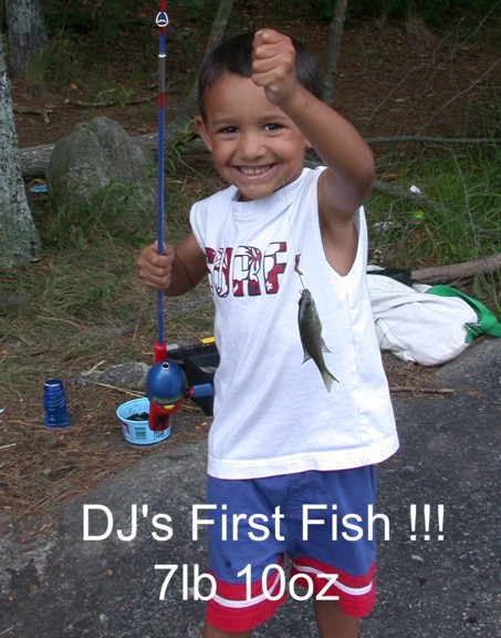 DJ's First Fish!!