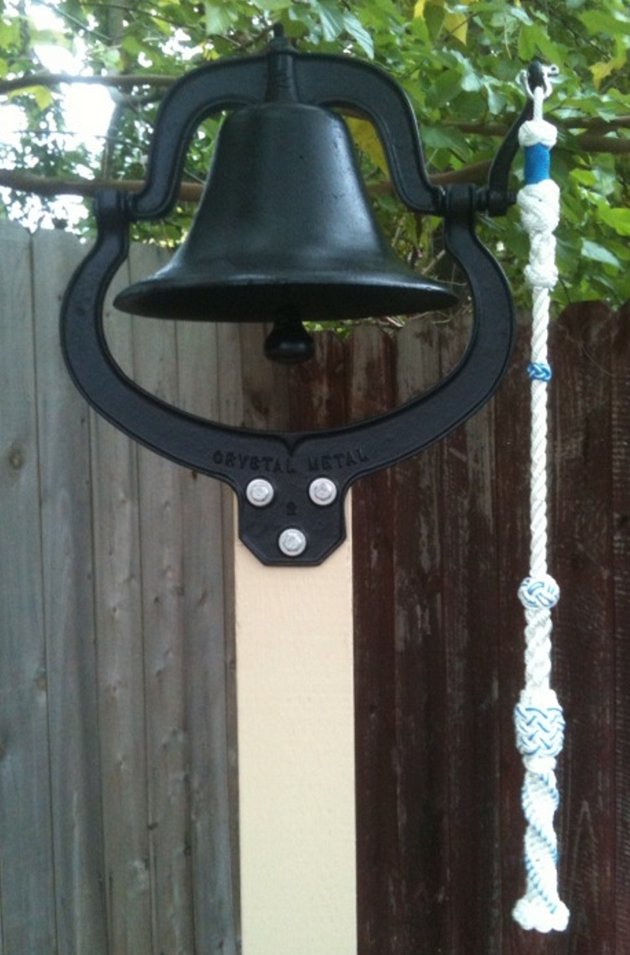 James Thomas' Beautiful Bell and Rope from THE Ship in a Bottle