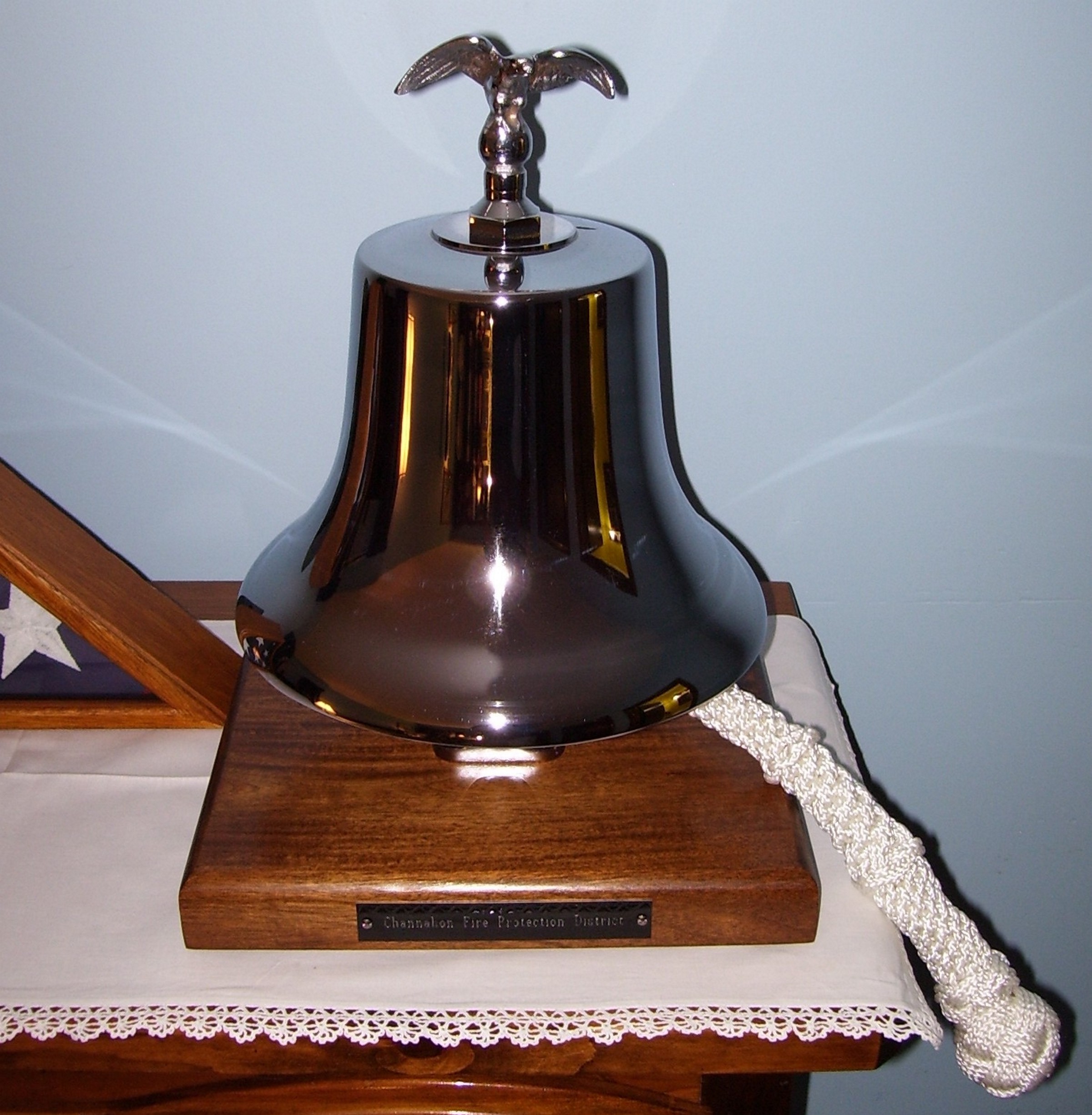 JJ McClimon's Beautiful Bell and Rope from THE Ship in a Bottle